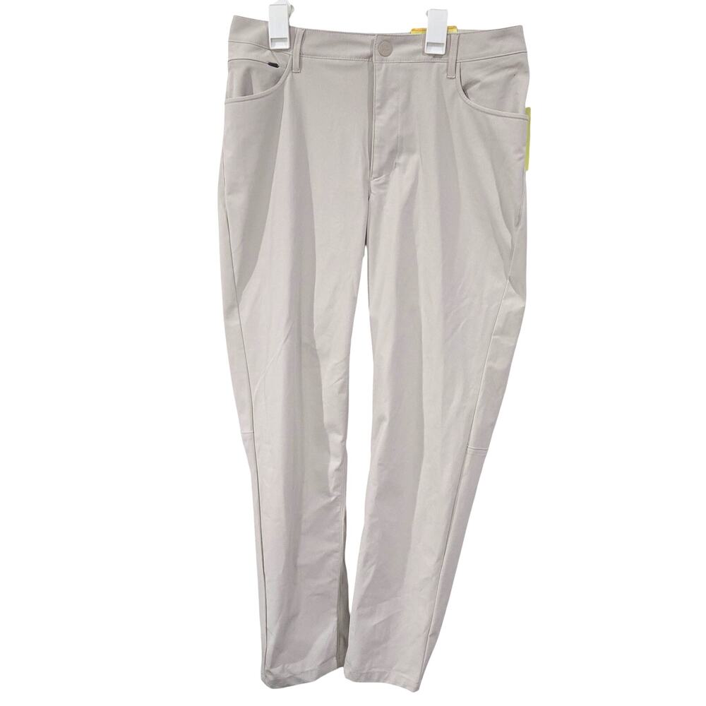 All In Motion Men's 32x30 Light Grey Performance Stretch Golf Pants